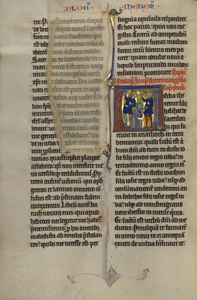 Initial V: The Stoning of Jeremiah by Unbekannt Unbekannt